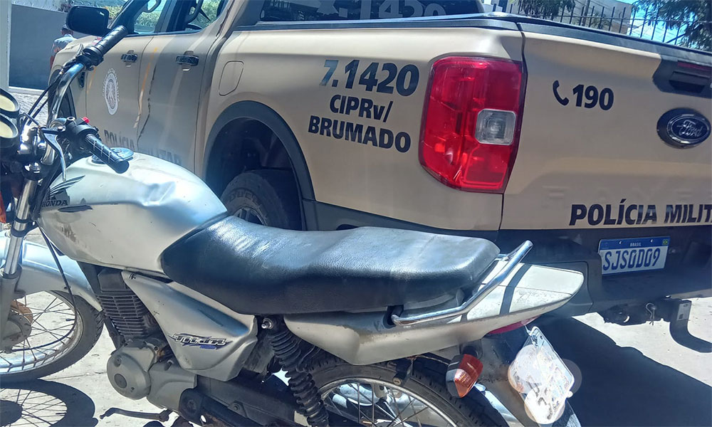 CIPRv apreende veículo furtado durante rondas em Brumado