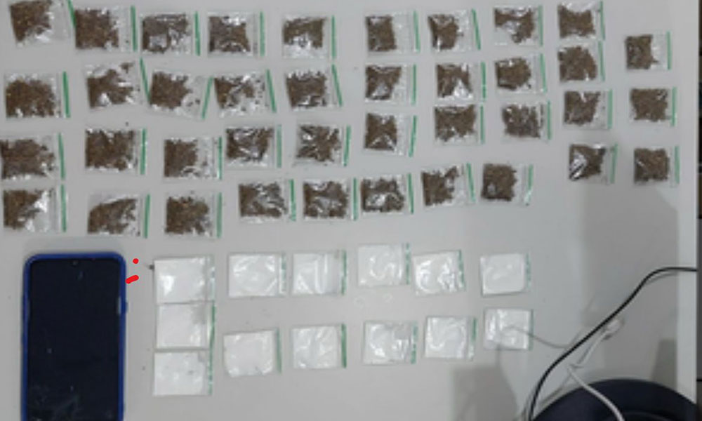 Homem é preso com drogas após tentar fugir da PM em Cândido Sales