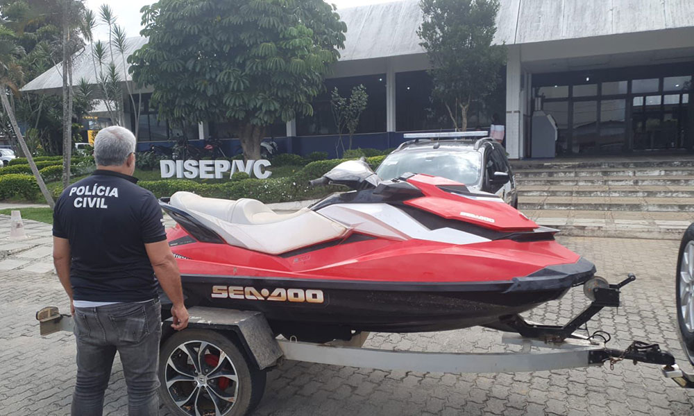 Polícia Civil recupera em Ibiassucê moto aquática furtada em Vitória da Conquista