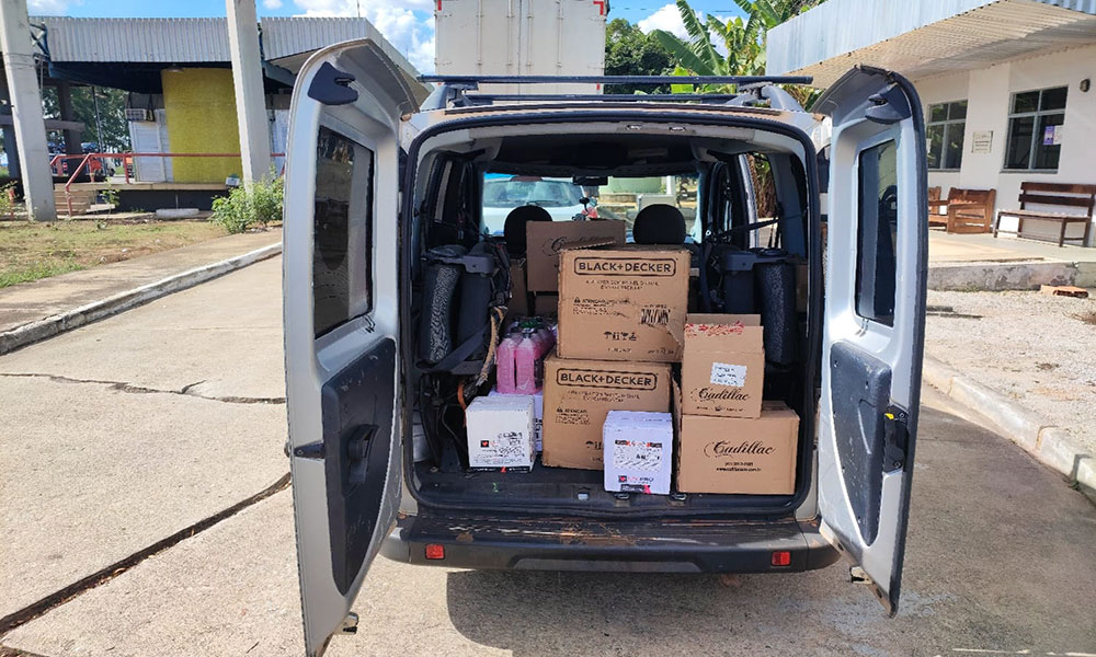 CIPRv apreende mercadorias automotivas sem nota fiscal em Vitória da Conquista