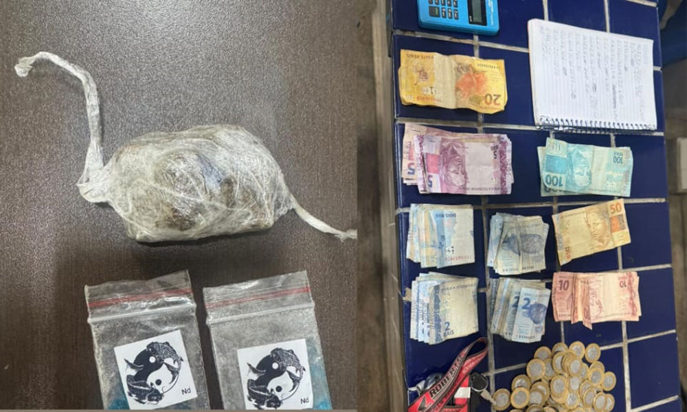 Suspeita de tráfico é presa pela PM em Barra da Estiva