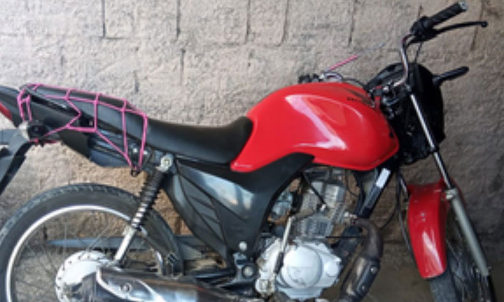 80ª CIPM recupera motocicleta com sinais de adulteração em Cândido Sales