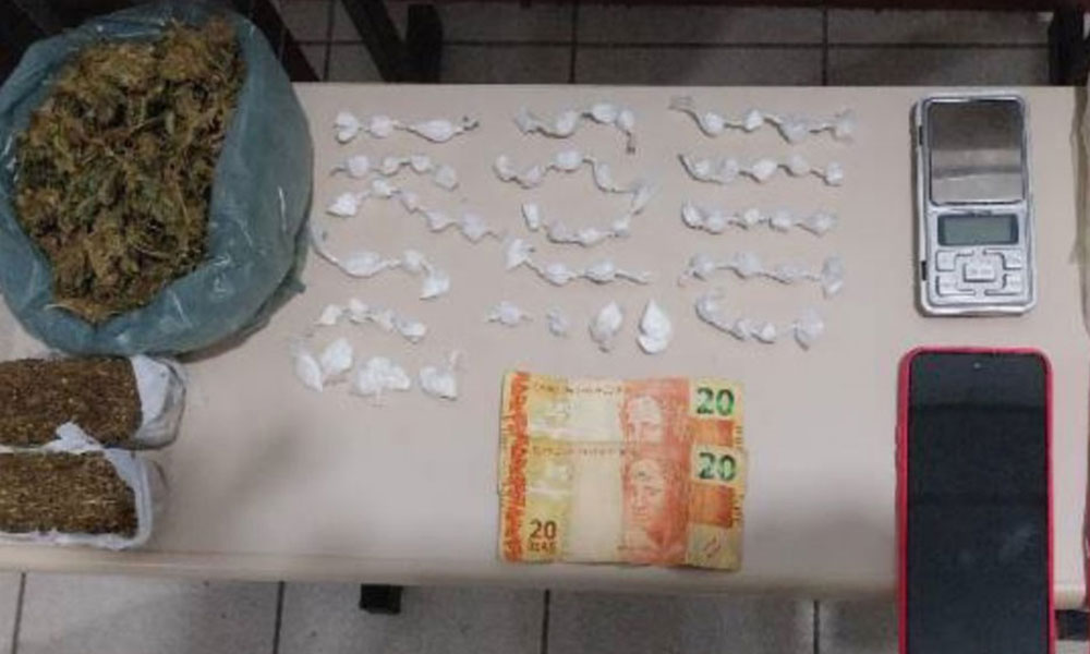 77ª CIPM apreende materiais ilícitos no Bairro Cruzeiro em Vitória da Conquista