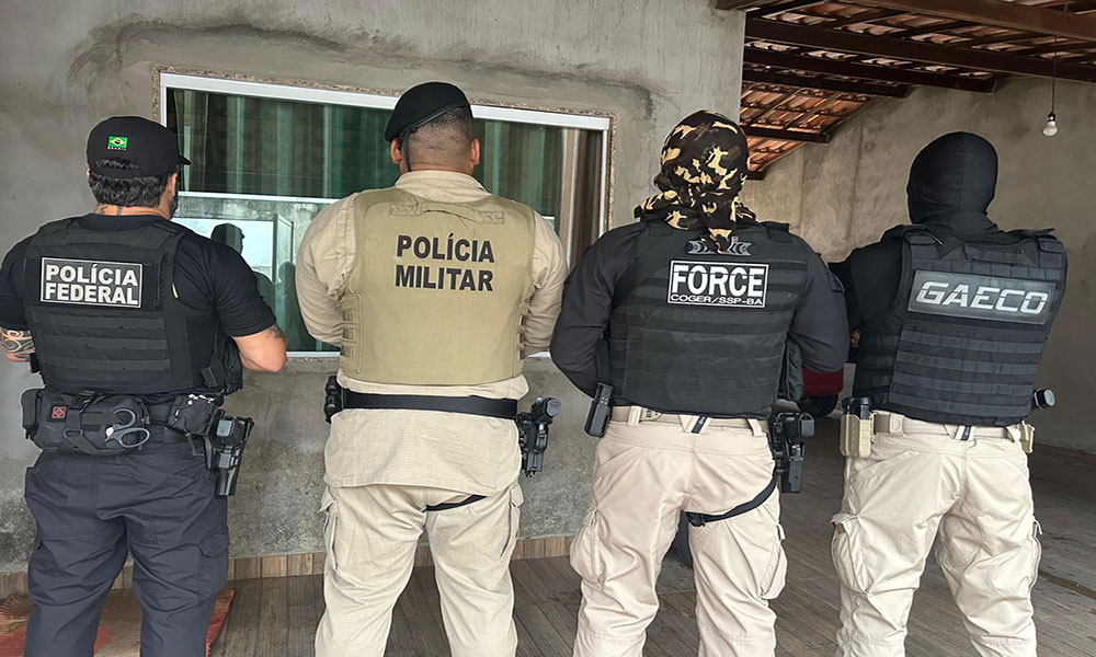 Polícia Federal deflagra operação contra organização criminosa em Feira de Santana