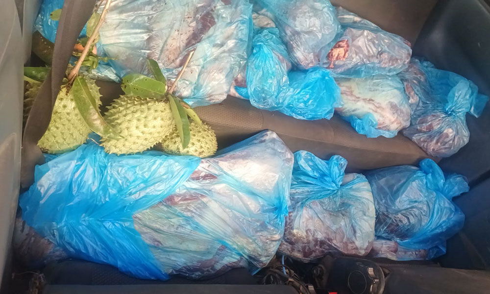 CIPRv apreende veículo com 130 kg de carne bovina transportada irregularmente em Vitória da Conquista
