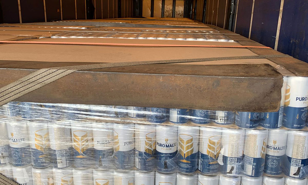 CIPRv apreende carregamento de cerveja com nota fiscal divergente em Vitória da Conquista