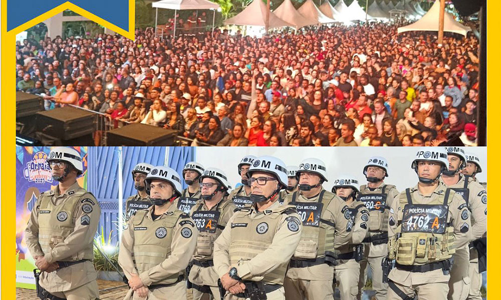 4ª CIPM garante segurança durante abertura dos festejos juninos em Érico Cardoso