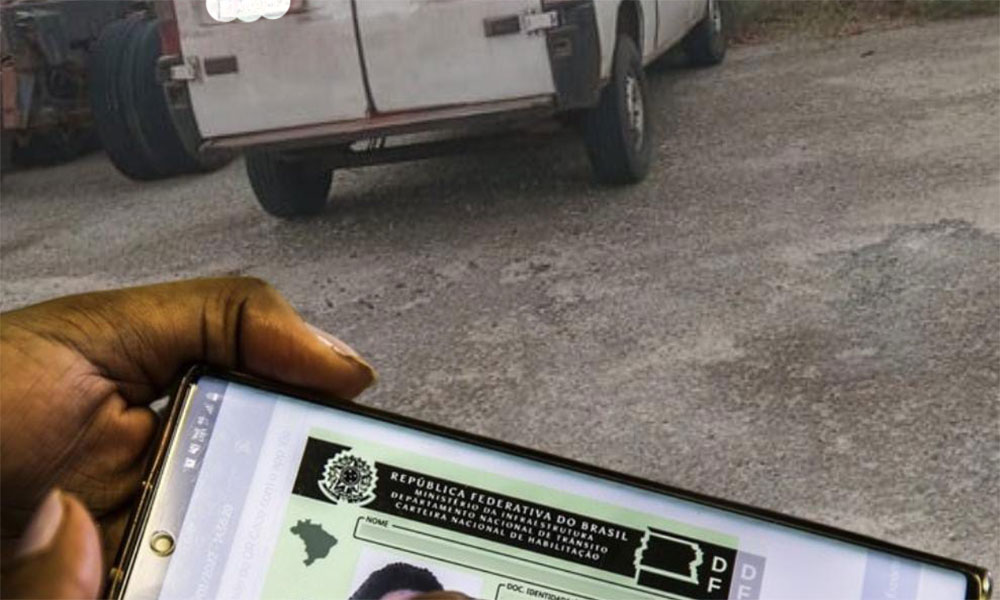Brumado: CIPRv apreende veículo após identificação de CNH falsificada na BA-262