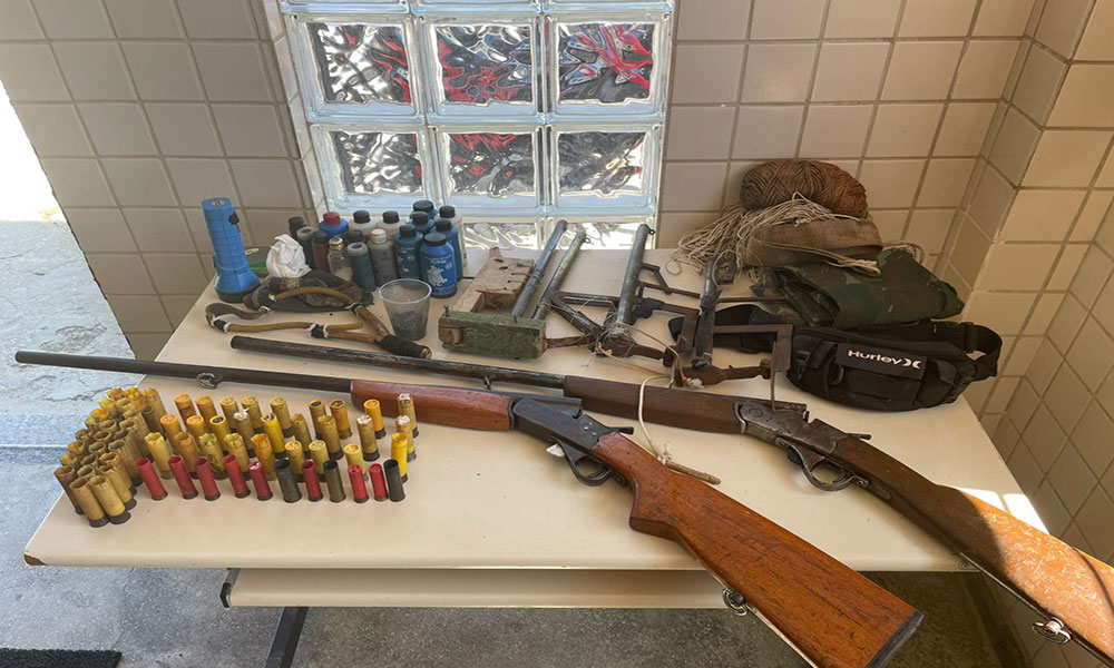 Caçador é preso e armas são apreendidas na zona rural de Carinhanha