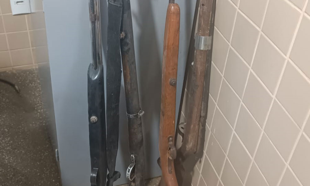CIPPA Lençóis apreende armas de fogo em área de garimpo em Seabra