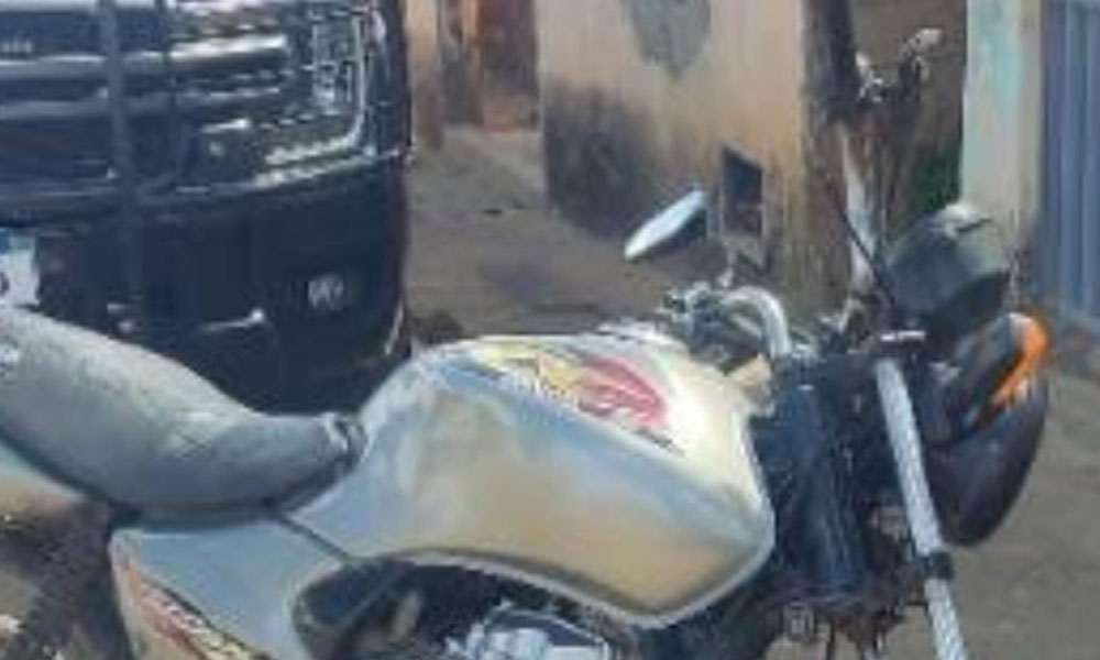 79ª CIPM apreende motocicleta com sinais de adulteração em Bom Jesus da Serra