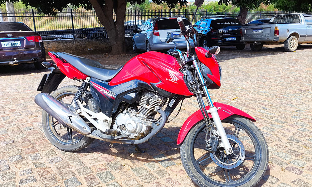CIPRv apreende motocicleta adulterada durante rondas em Jacaraci