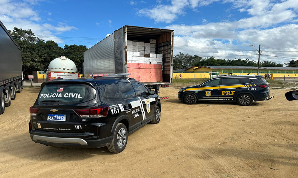 Polícia Civil e PRF recuperam em Vitória da Conquista carga de ar-condicionado avaliada em R$ 600 mil