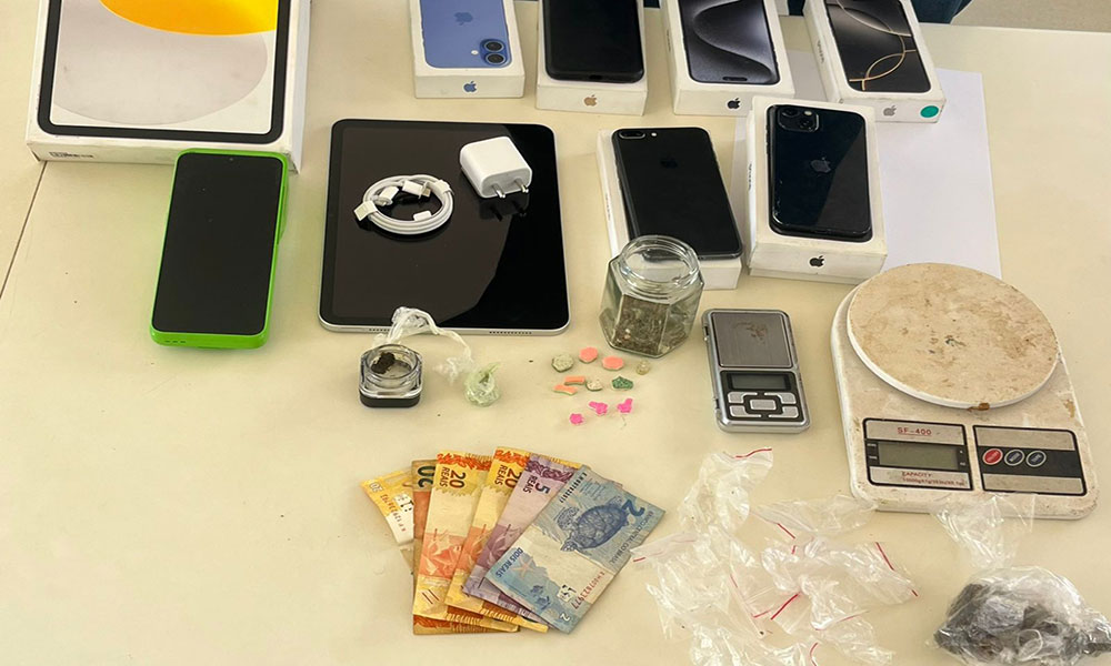 94ª CIPM apreende drogas e eletrônicos durante ação em Caetité
