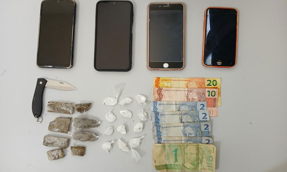 46ª CIPM apreende drogas em Livramento de Nossa Senhora