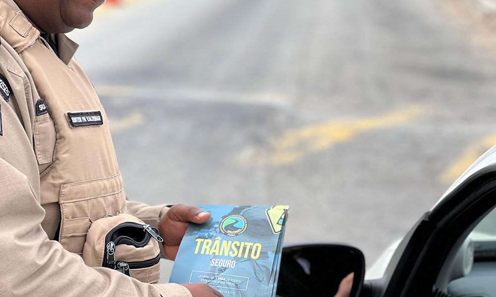 CIPRv/Brumado realiza campanha educativa de trânsito durante o Festival de Inverno Bahia