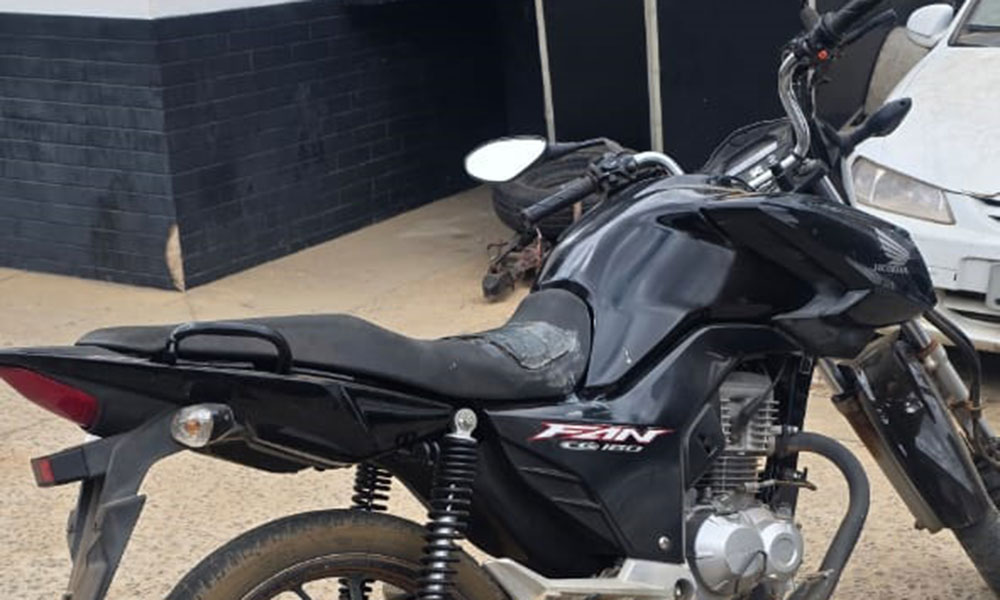 CIPRv apreende motocicleta com adulteração de chassi e motor em Brumado