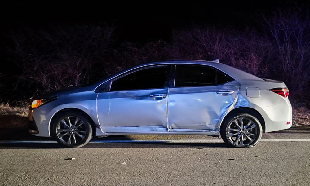 Colisão entre carro e motocicleta deixa homem ferido na BA-142, em Tanhaçu