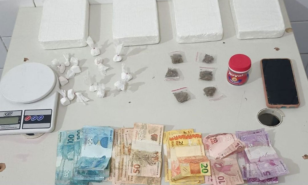 PM prende homem com drogas em Itaberaba