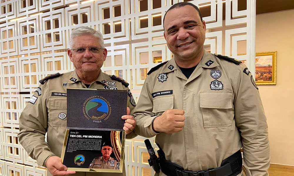 Comandante da CIPRv/Brumado realiza visita institucional ao 9º BEIC em Vitória da Conquista