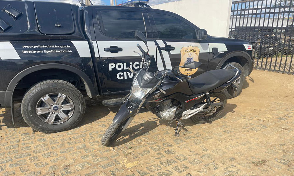 Polícia Civil recupera motocicleta adulterada em Poções