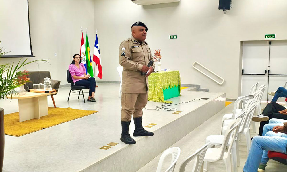 94ª CIPM inicia ciclo de palestras sobre prevenção em escola de Tanque Novo