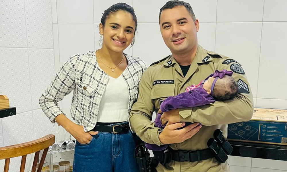 Policial da 79ª CIPM salva bebê engasgada durante emergência em Poções