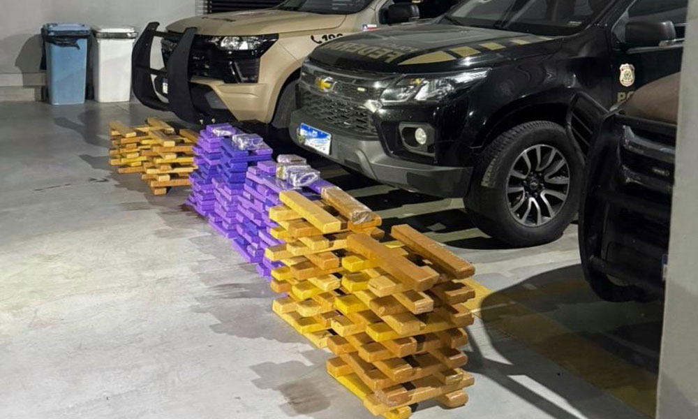 Polícia Federal prende dois homens transportando 188 kg de maconha em caminhonete no oeste da Bahia