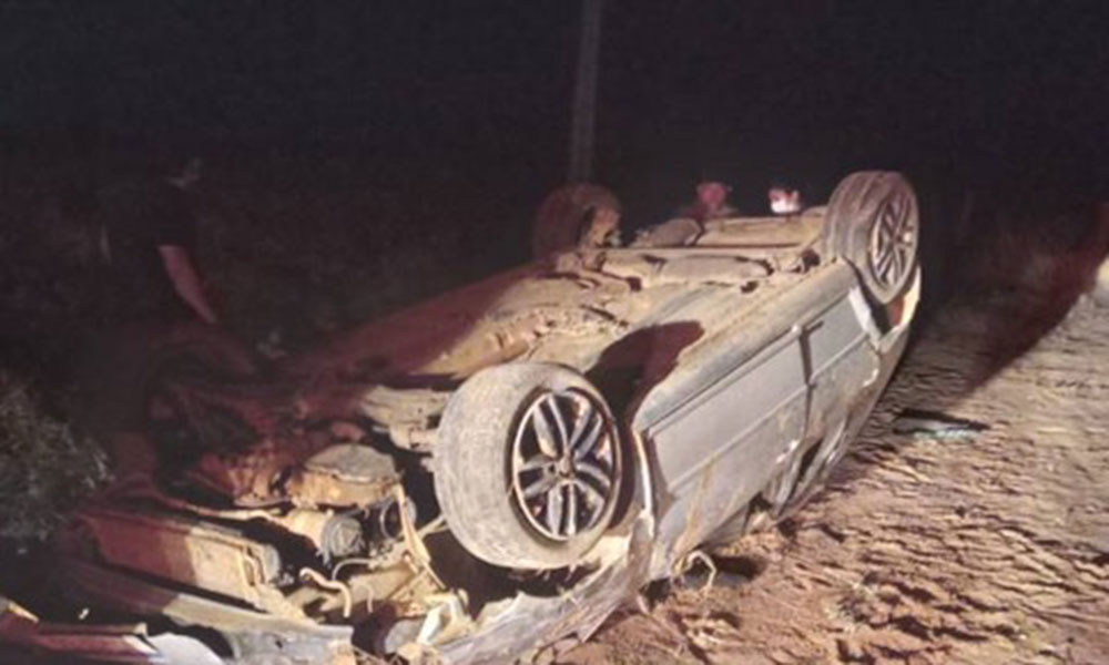 Colisão com animal deixa dois mortos na BR-122, em Guanambi