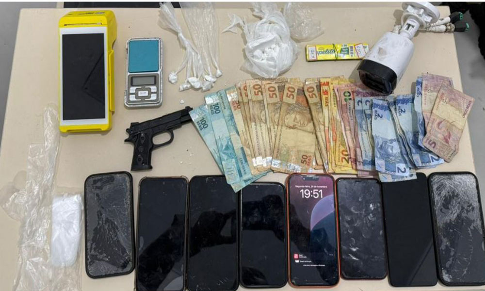 Casal é detido por suspeita de tráfico e corrupção de menores em Vitória da Conquista