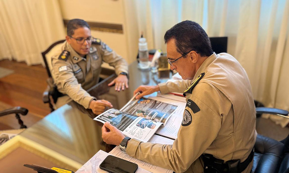 Livramento: Comandante da 46ª CIPM apresenta ações da unidade ao Comandante-Geral da PMBA em Salvador