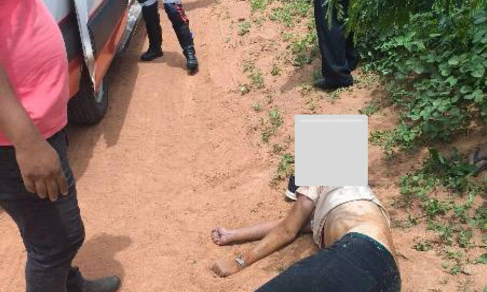 Motociclista fica ferido após acidente na zona rural de Palmas de Monte Alto
