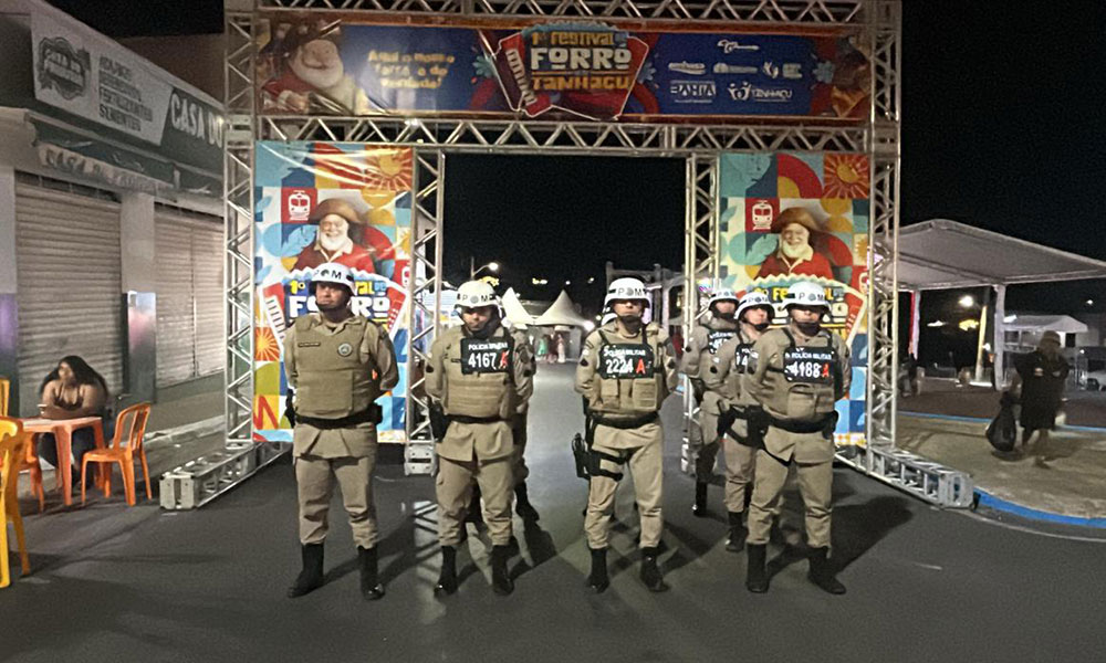 24º BPM intensifica policiamento durante Festival de Forró em Tanhaçu