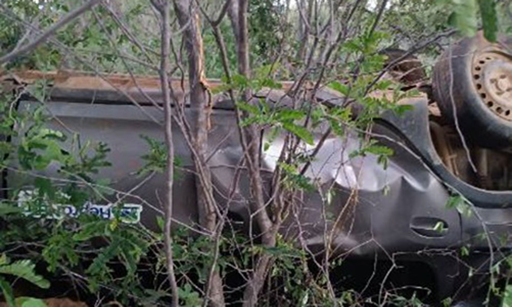 Capotamento é registrado na BA-263 em Palmas de Monte Alto