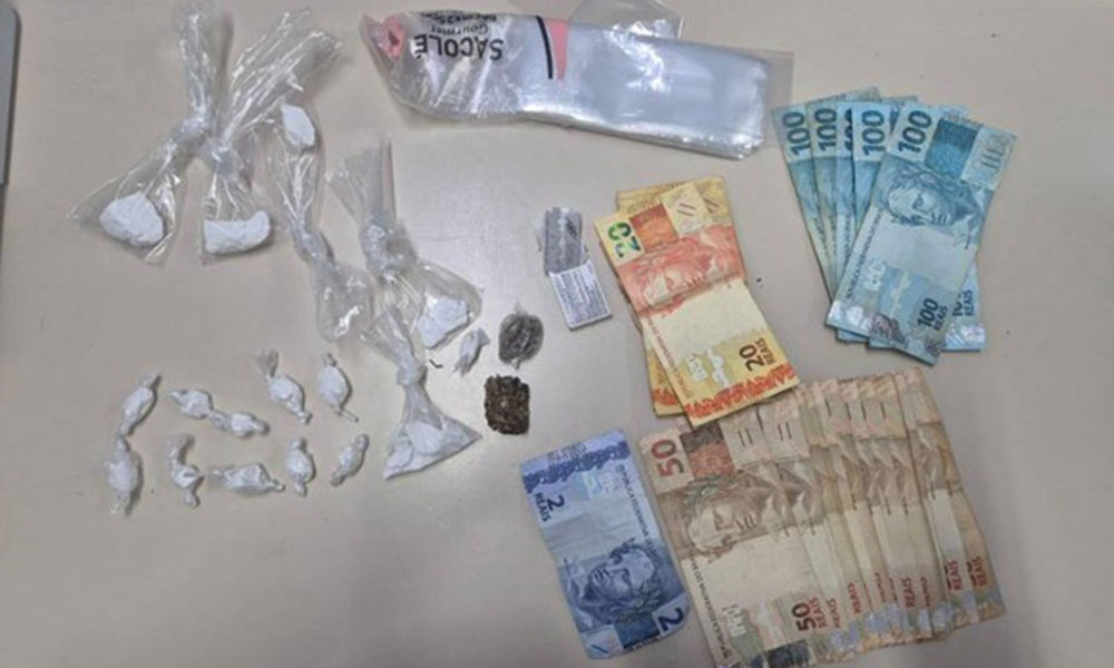 Polícia Militar apreende drogas e dinheiro em Guanambi