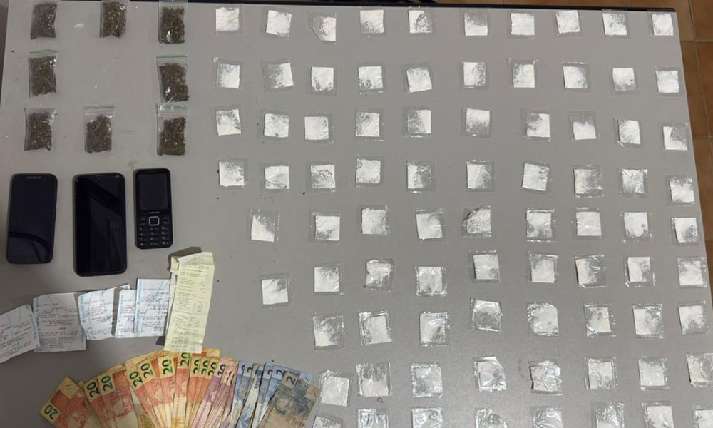 Mulher é presa por tráfico de drogas durante operação da PM em Cordeiros
