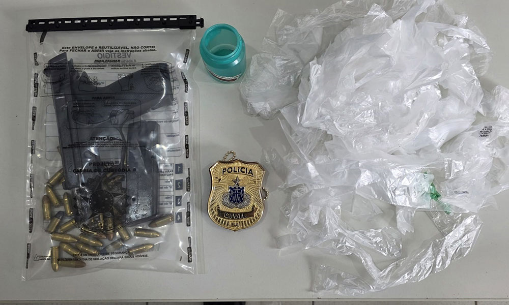 Homem é preso com arma de fogo de uso restrito durante operação em Iguaí