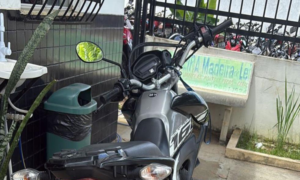 79ª CIPM apreende motocicleta com indícios de adulteração em Poções