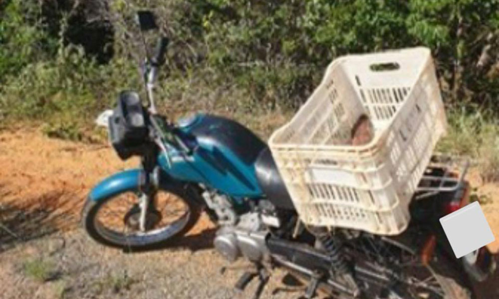 Motocicleta é encontrada abandonada às margens da BA-936, em Guanambi