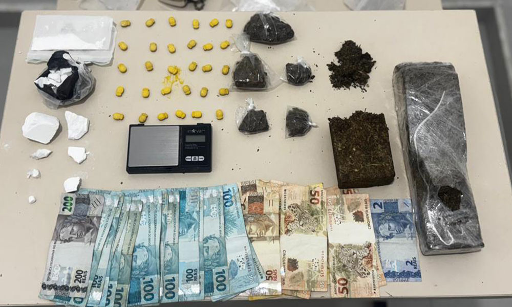 PM prende suspeito por tráfico de drogas em Vitória da Conquista