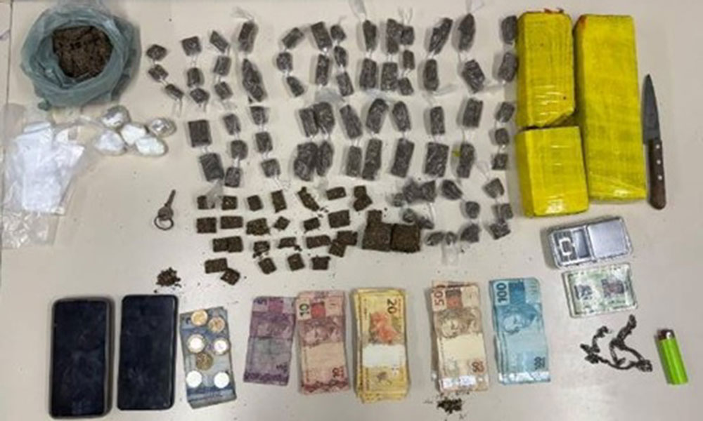 Três pessoas são detidas por suspeita de tráfico de drogas em Guanambi
