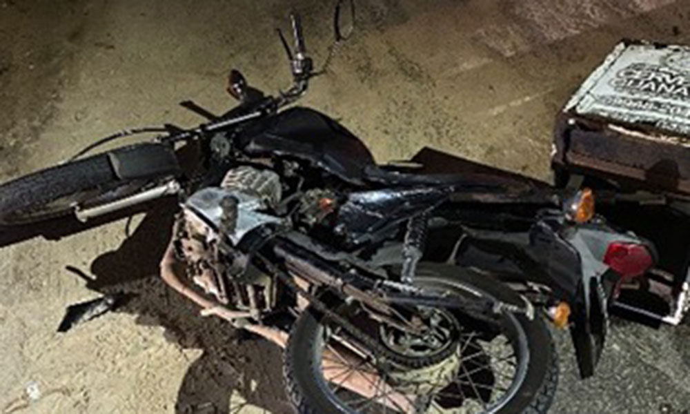 Motociclista fica ferido após acidente no bairro Paraíso, em Guanambi