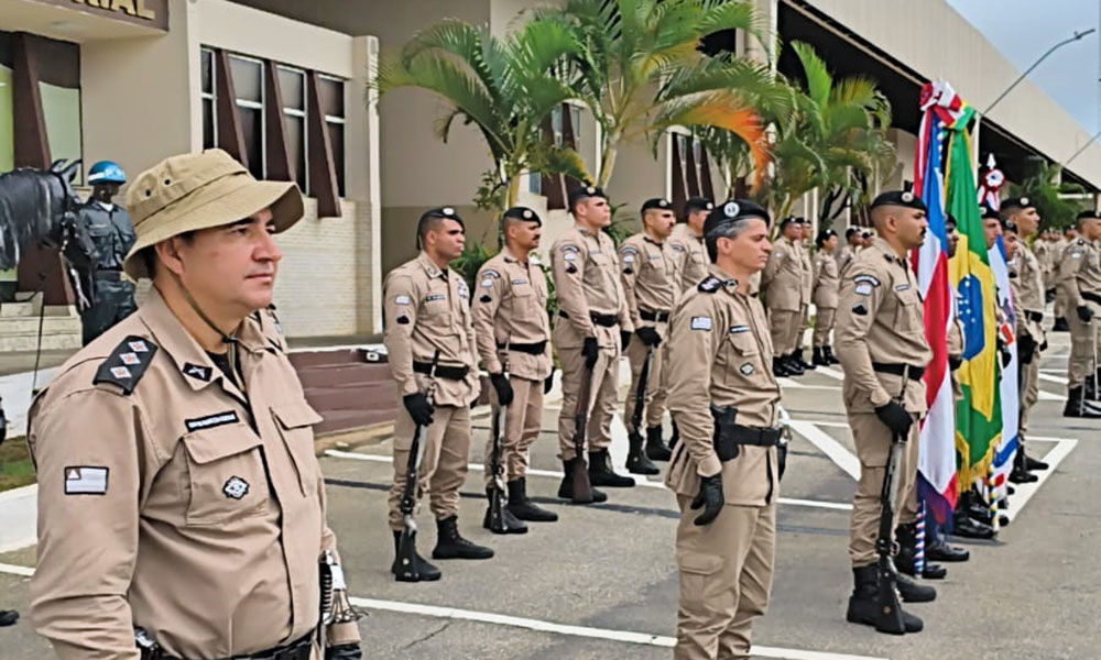 CIPRv/Brumado participa de solenidade cívico-militar pelos 201 anos da PMBA