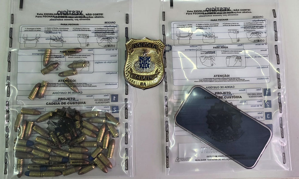 Homem é preso em flagrante por posse de munições de uso restrito em Ibicuí