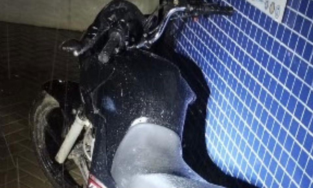 Motocicleta com restrição de furto/roubo é recuperada pela PM em Caetanos