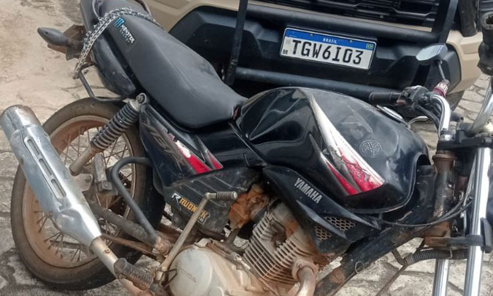 Motocicleta adulterada é apreendida pela PM em Jacaraci