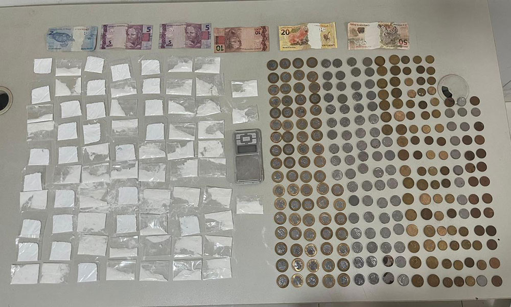 Polícia Militar prende suspeito de tráfico de drogas em Riacho de Santana