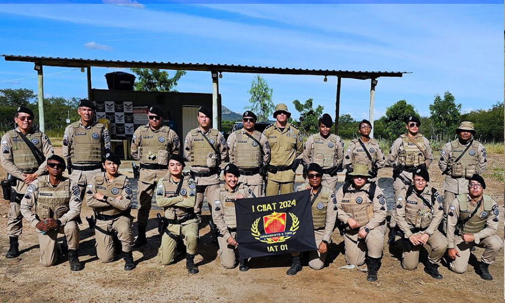 24º BPM realiza capacitação em tiro policial para efetivo em Brumado
