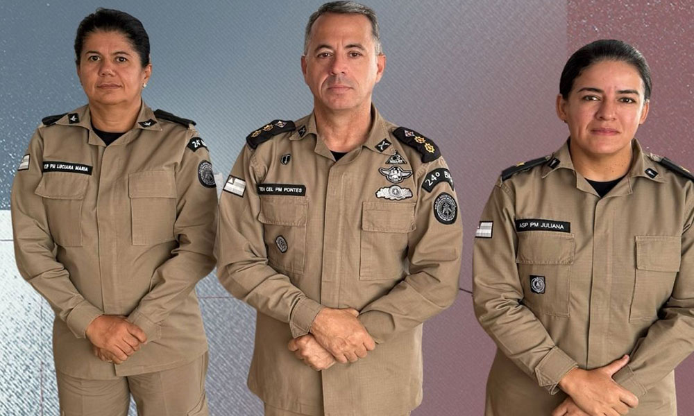 Comandante do 24º BPM recepciona novas aspirantes a oficial em Brumado