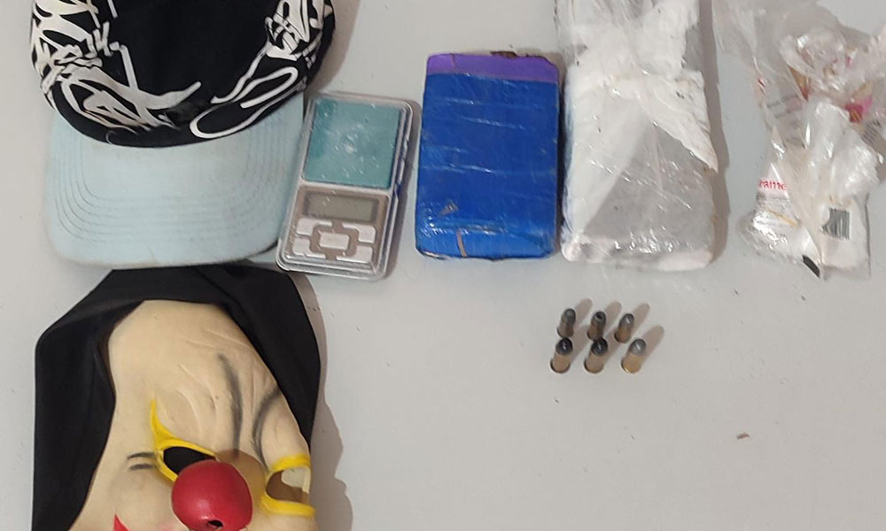PM apreende drogas e munições na zona rural de Riacho de Santana
